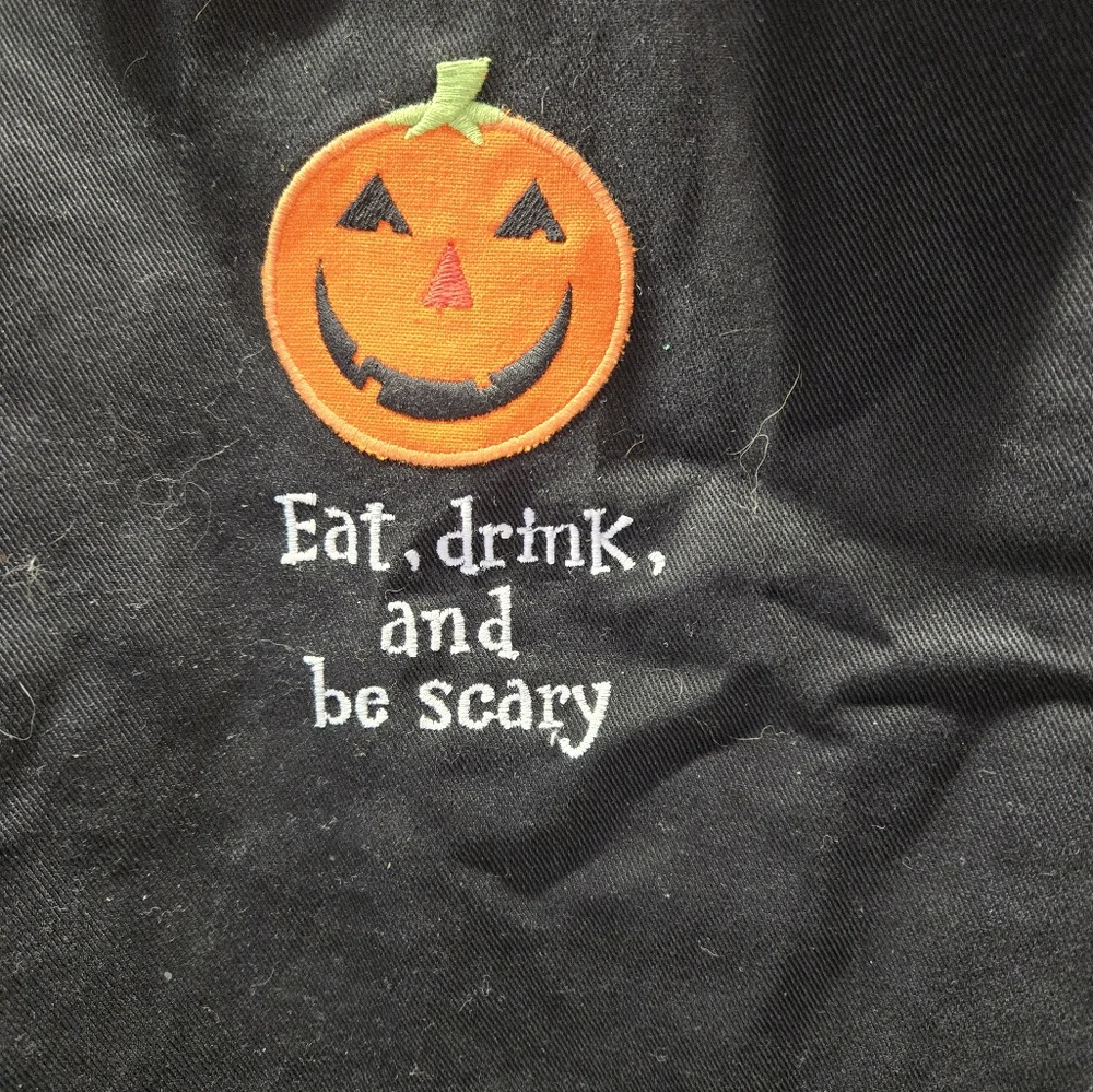 Halloween‎ Beetlejuice Eat Drink Be Scary Apron For Cooking